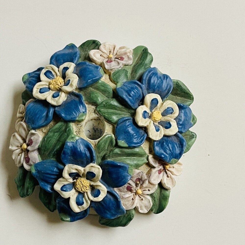 Avon Victorian Elegance Floral Pen‎ Holder Nostalgic Collectible Office Decor